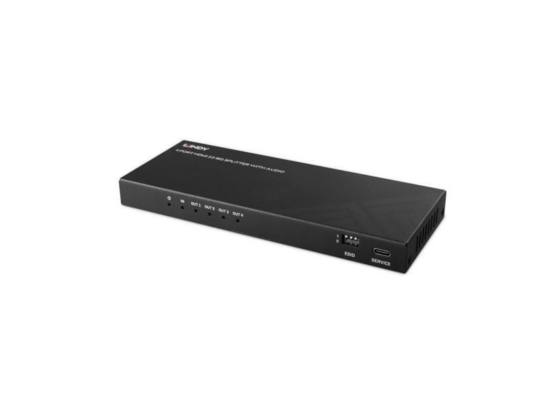 Lindy 38535, Hdmi, 4X Hdmi, 3,5 Mm, 7680 X 4320 Pixel, Sortierung, Metall