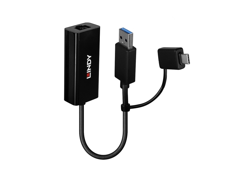 Lindy 43412, Ledningsført, Usb, Ethernet, 5000 Mbit/S, Sortieren