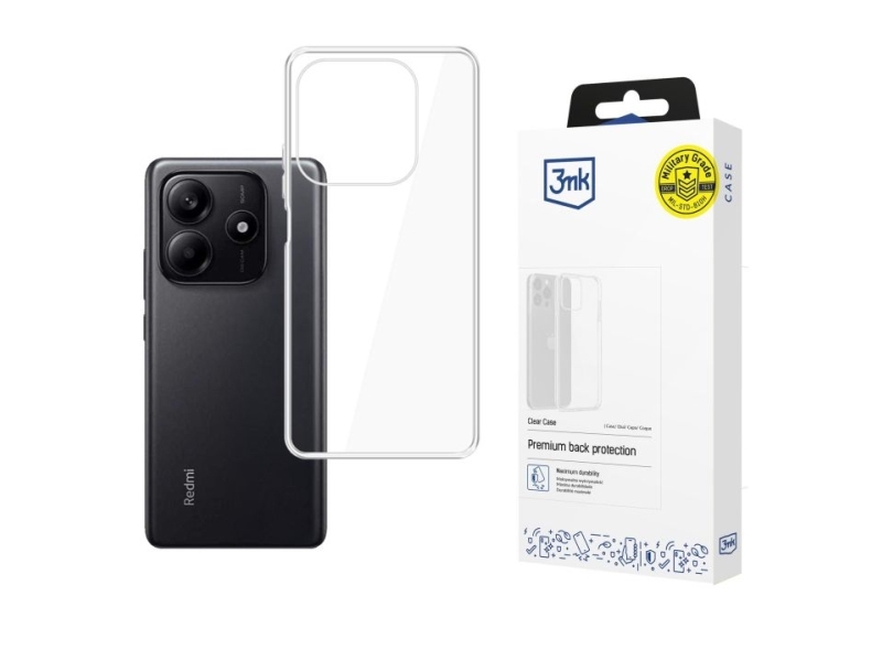 3Mk Clear Case, Cover, Xiaomi, Redmi Note 14 5G, 16,9 Cm (6.67"), Transparent