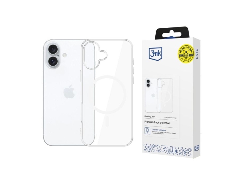 Mobile Rückwand 3Mk Iphone 16 Magcase, Transparent