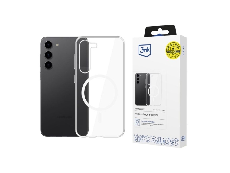 3Mk Clear Magcase, Cover, Samsung, Galaxy S24+, 17 Cm (6.7"), Transparent