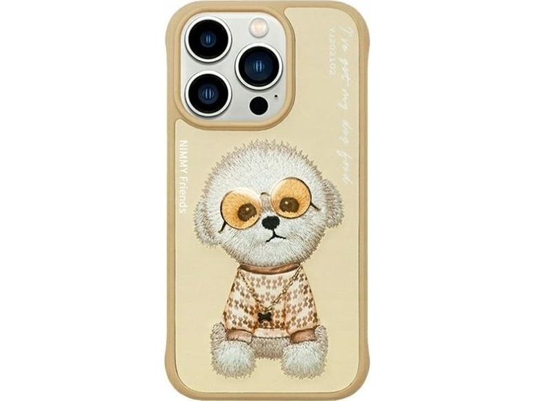 Nimmy Iphone Pro   Case Khaki Glasses Cool Dog