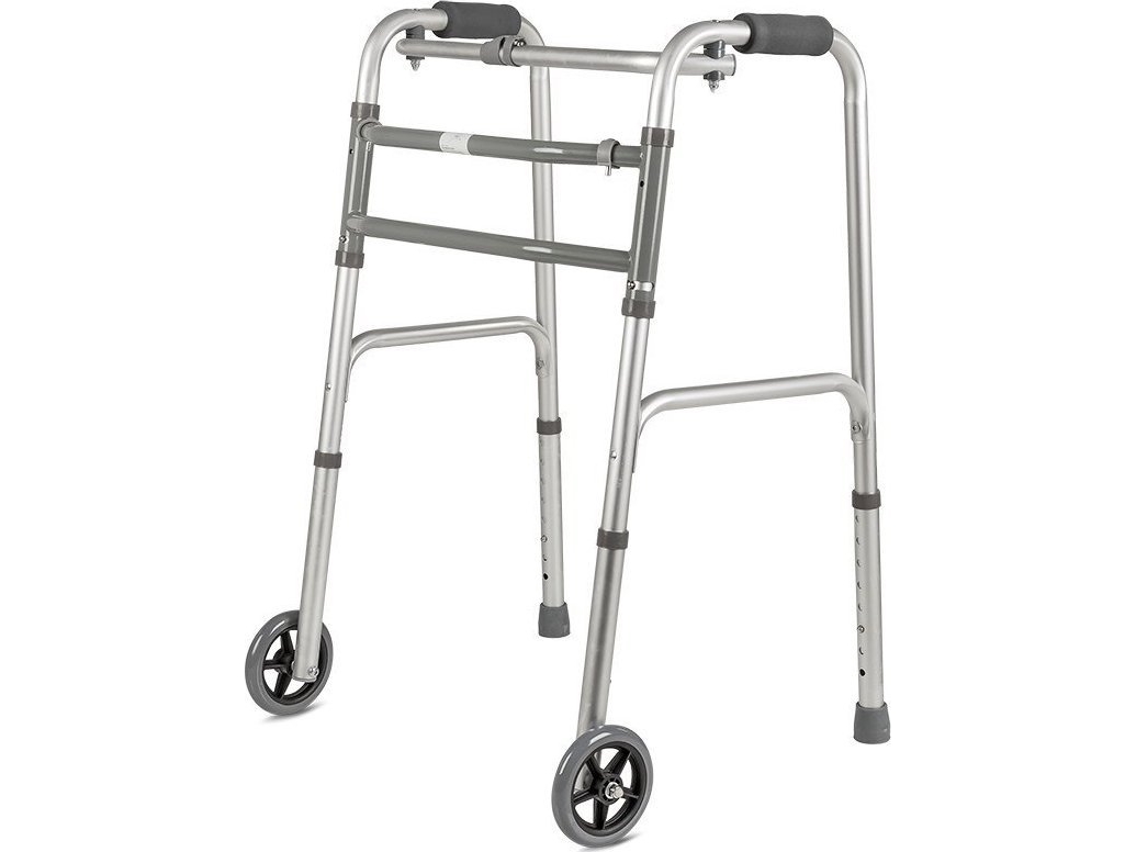 Kuntoutuksen kolmitoiminen kävelyteline AT51002
