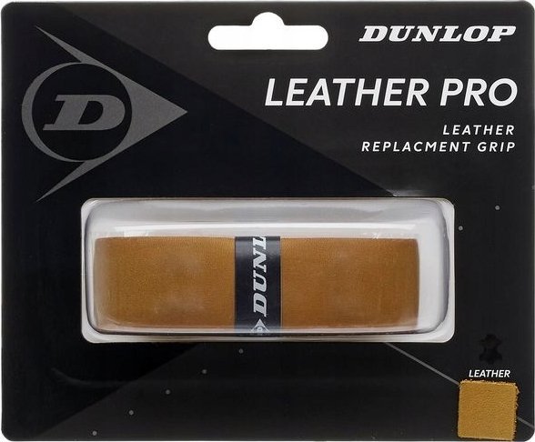 Dunlop Tennis Racket Replacement Grip Dunlop Leather Pro 1pcs