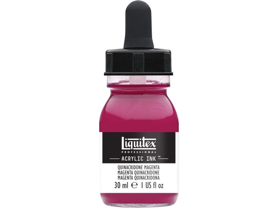 Prof akrylbläck 30Ml Quinacridone Magenta 114 | Skola & Hobby - Konstmaterial - Akryl & Akvareller | GameStuff