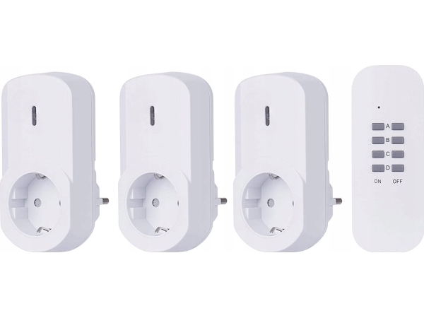 Kauko-ohjattavat pistorasiat SCHUKO, EMOS