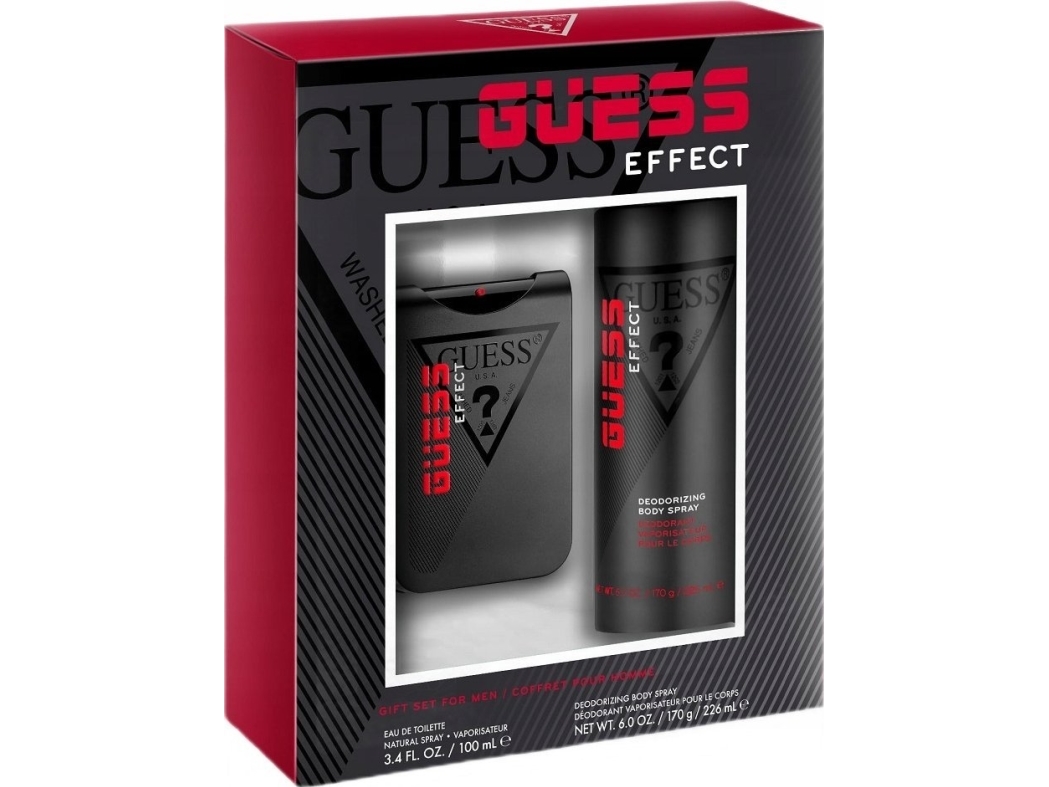 Guess Effect Grooming Men Eau De Toilette Cologne Spray 3.4 Fl Oz