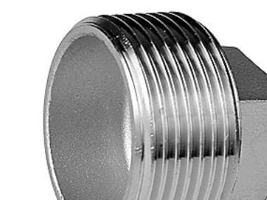 Støbt 4kt. Prop 3/4 - Rustfri, i kvalitet AISI 316