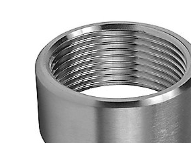 Halv. Muffe 1/4 - Rustfri, Maskinbearbejdet.Kvalitet AISI 316.