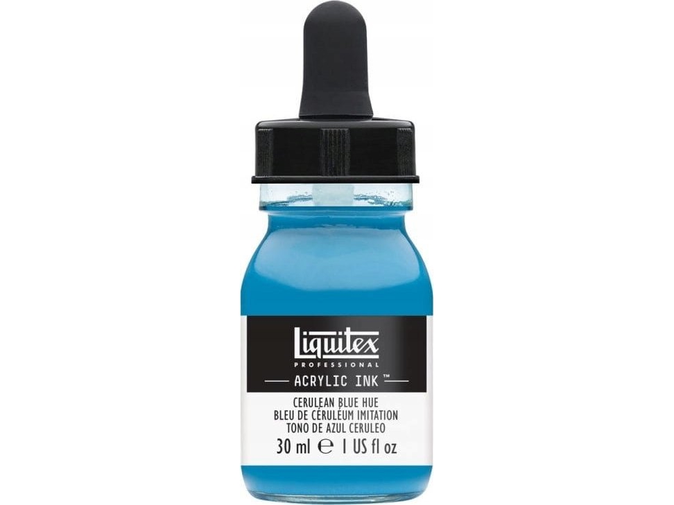 Prof Acrylic Ink 30Ml Cerulean Blue Hue 470 | Skola & Hobby - Konstmaterial - Akryl & Akvareller | GameStuff