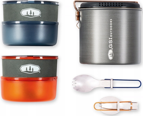GSI Outdoors ESCAPE SET WITH FRY PAN