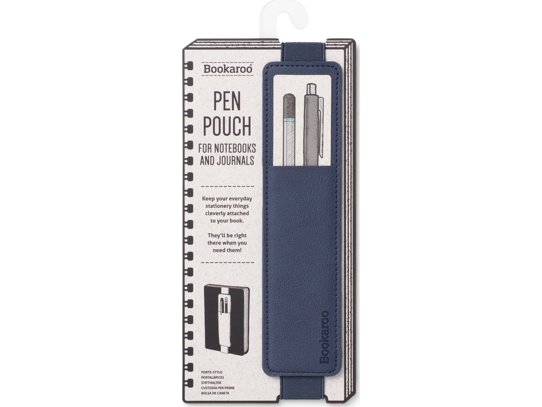 Teka Bookaroo Pen Pouch - Penneholder Marineblå