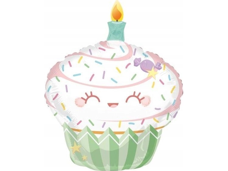 Supershape Crazy Cake Foil Balloon 88X70cm P50 4628975