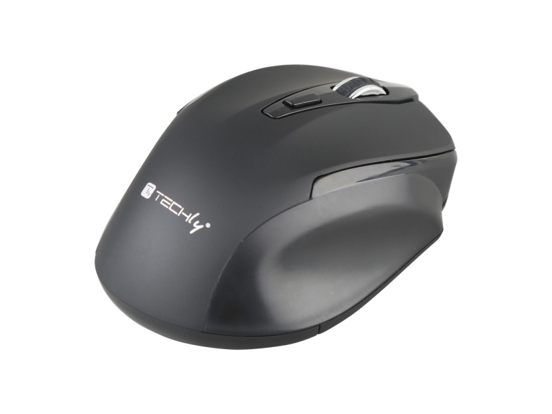 Techly Im 102-Wbk, Højre Hånd, Optisk, Rf Trådløst, 1600 Dpi, Sort