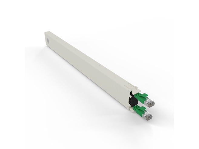 Patchbox Conex8stpgr, 0,8 M, Cat6a, U/Ftp (Stp), Rj-45, Rj-45, Grün