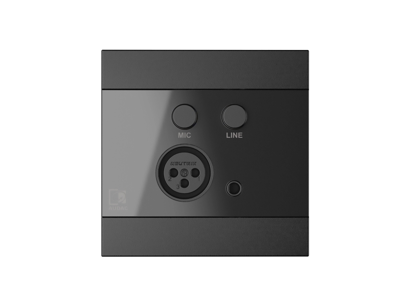 Audac Wp205/B - Schwarzes Wandpaneel