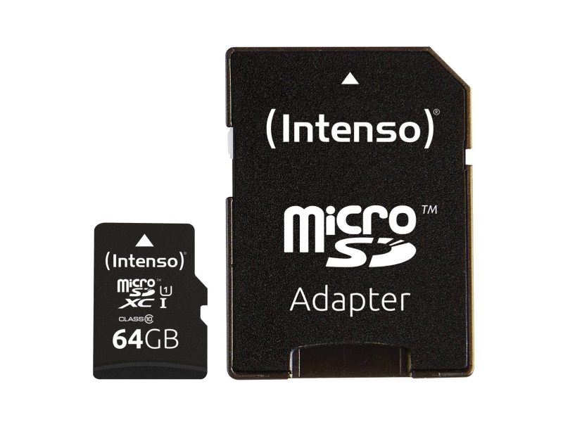 Intenso Premium 3Er-Pack (3 X 64 Gb) Microsdxc-Karte 64 Gb Class 10 Uhs-I Inkl. Sd-Adapter