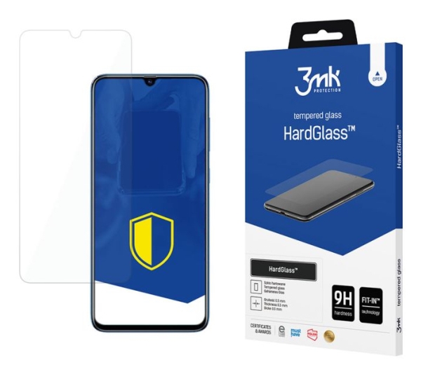 3Mk Hardglass, Samsung, Galaxy A70, Galaxy A70s, Slagbestandig, Ridseresistent, Transparent, 1 Stk