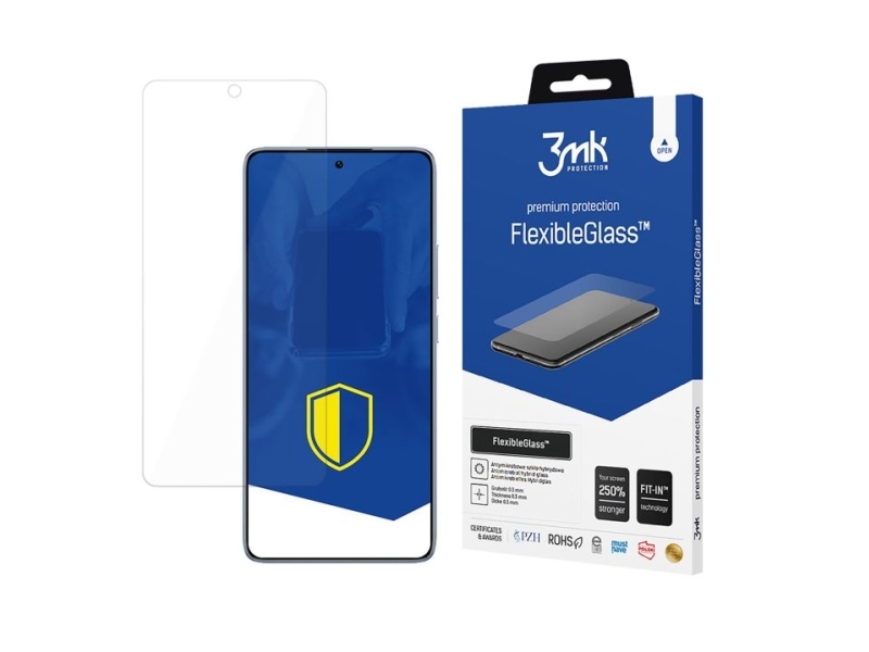3Mk Flexibleglass, Xiaomi, 14T / 14T Pro, Stødsikker, Ridseresistent, Splintfri, Transparent, 1 Stk