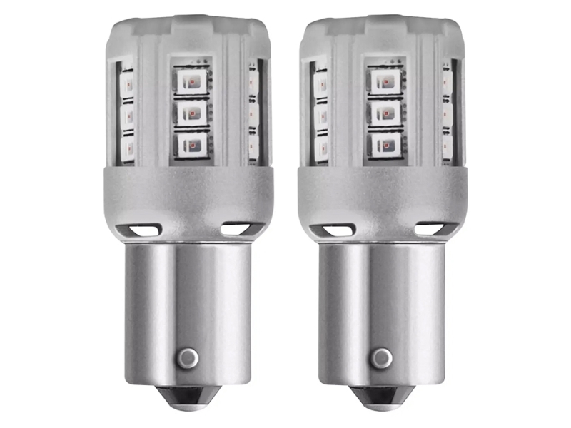 Osram LED-lampa gul PY21W - Set. | Bilvård & Biltillbehör - Belysning | GameStuff