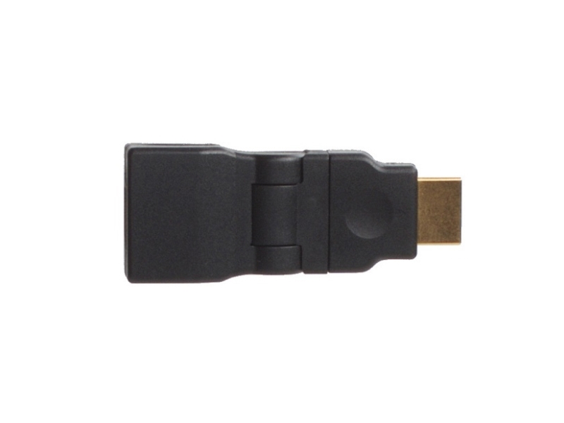 Connectech HDMI™ drejelig adapter 360°. Sort | Datortillbehör - Kablar & adaptrar - Bildkablar | GameStuff