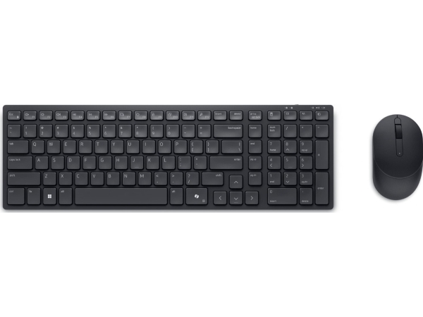 Dell Pro Compact Silent Km555 - Sæt Med Mus Og Tastatur - Trådløs