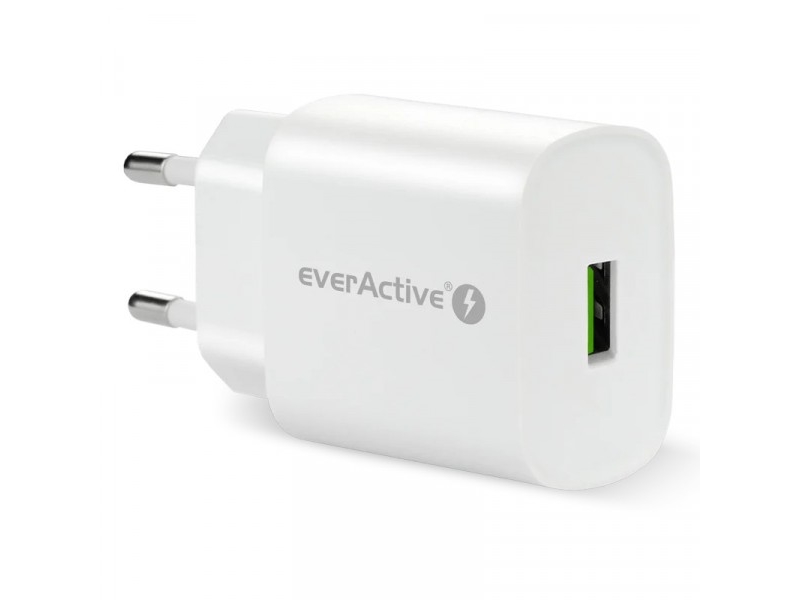 Everactive Netzladegerät 1X Usb 18W Qc3.0 Weiß