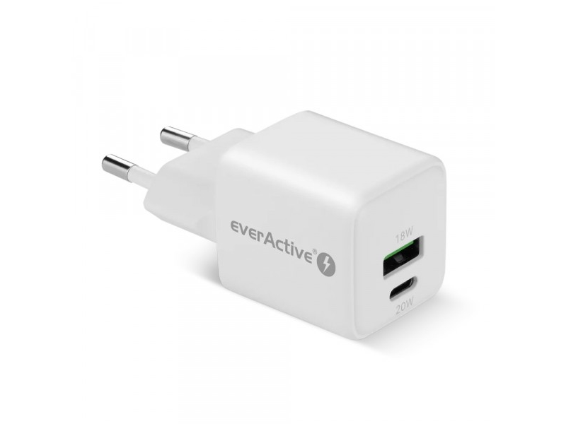 Everactive Gan Sc-330 1X Usb, 1X Usb-C Qc3.0 Pd 20W Netzladegerät