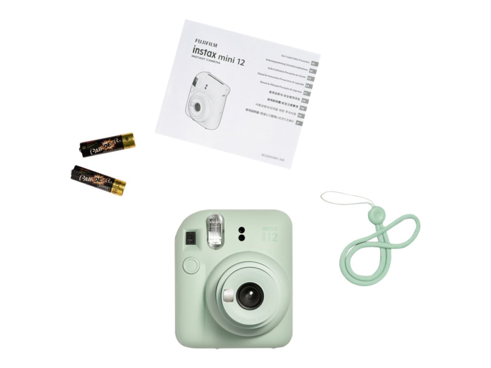 Fujifilm Instax Mini 12 - Instant camera - objektiv: 60 mm - instax mini mintgrön | Foto och video - Analog kamera - Instantkamera | GameStuff