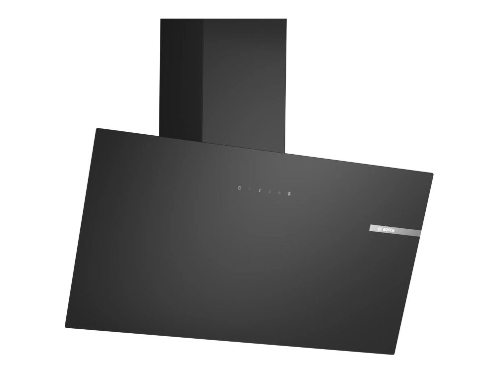 Bosch Serie 2 DWK85DK60 - Kåpa - vinklad skorsten - bredd: 79 cm - djup: 32.5 cm - utsug och återcirkulering (-) - svart | Vitvaror - Köksfläktar - Vägghängda | GameStuff