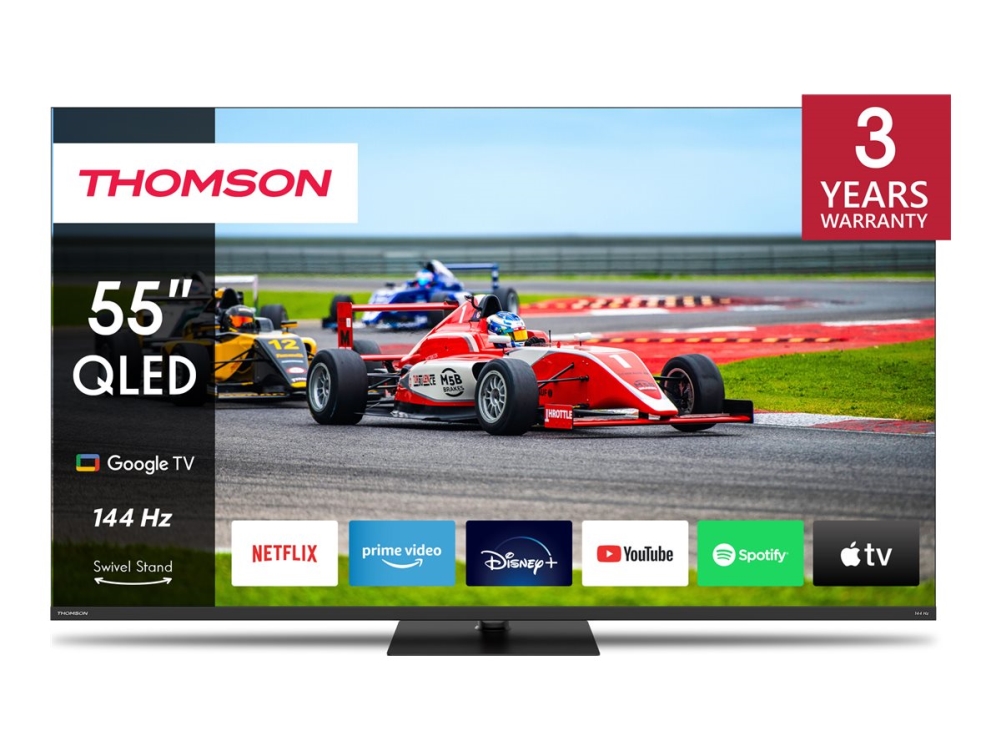 Thomson 55Qg7c14 - 55" Diagonal Klasse Led-Bagbelyst Lcd Tv - Qled Pro - Smart Tv - Google Tv - 4K Uhd (2160P) 3840 X 2160 - Hdr - Quantum Dot, Direc