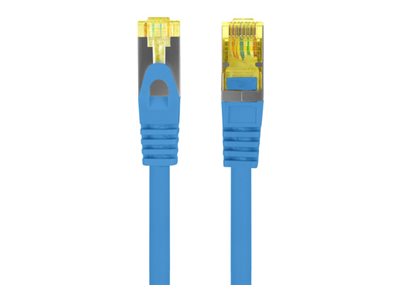 Lanberg - Patchkabel - RJ-45 (han) til RJ-45 (han) - 3 m - 6 mm - S/FTP - CAT 6a - halogenfri, knastfri, strenget - blå
