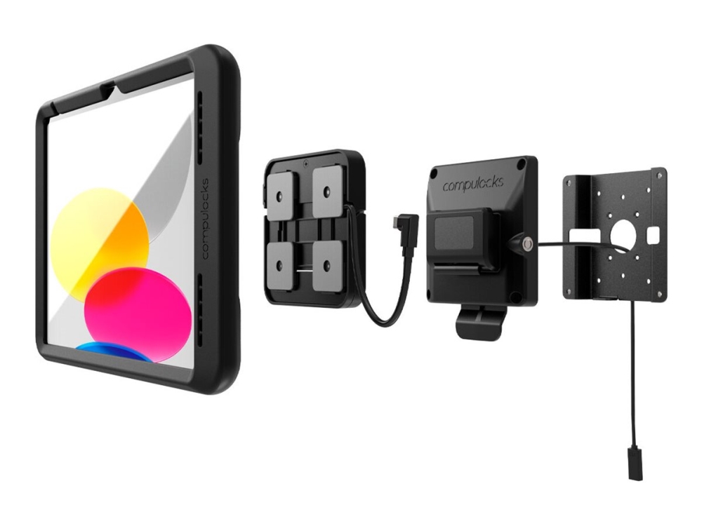 Compulocks Ipad 10Th-11Th (A16) Gen Powermove Wall Mount Black - Halterung (Wandhalterung) - Für Tablet - Schwarz - Bildschirmgröße: 10,9" - Für Appl