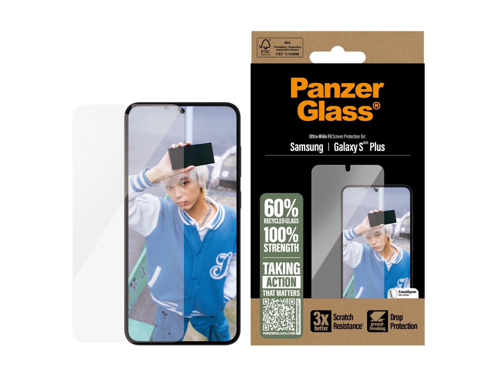 Bilde av Panzerglass - Skjermbeskyttelse For Mobiltelefon - Ultrabred Passform - Glass