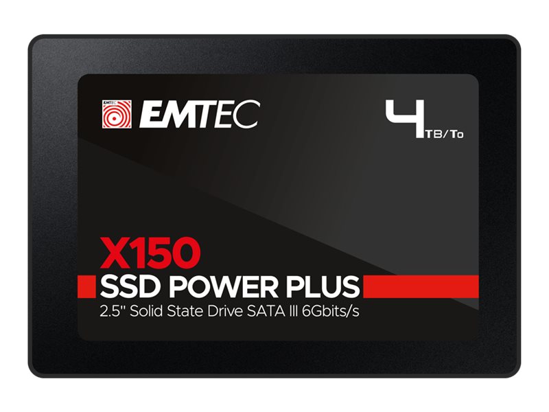 Emtec X150 Power Plus - Ssd - 4 Tb - Intern - 2.5" - Sata 6Gb/S