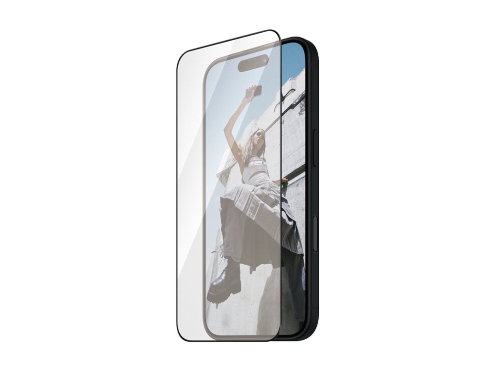 Safe. By Panzerglass Skærmbeskytter For Mobiltelefon Ultrabred Pasform Glas Rammefarve Sort For Apple Iphone 15 16
