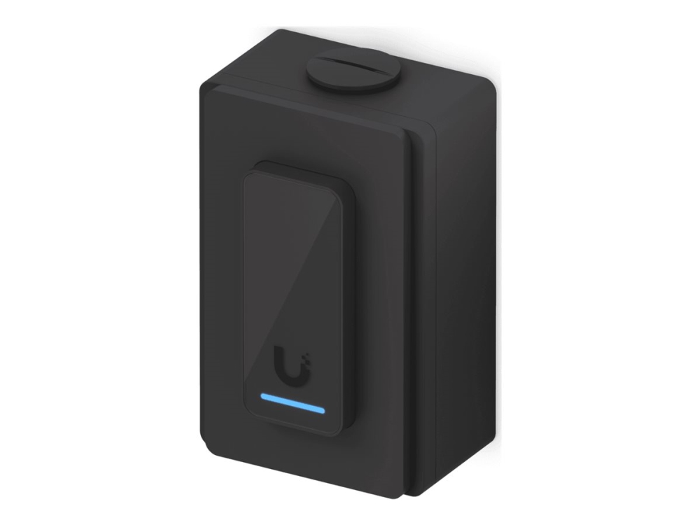 Ubiquiti UACC-Reader-JB-B, Asennuslaatikko, musta, Ubiquiti, UA-G2, UA-Intercom-Viewer, Polykarbonaatti, Kumi, Pesusieni, 88 mm