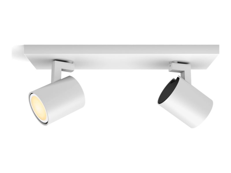 Philips Hue White Ambiance Runner Spotlys Led Spot Lyspære X 2 Gu10 Total: 8.4 W Klasse E Varmt Til Køligt Hvidt Lys 2200 6500 K Dobb