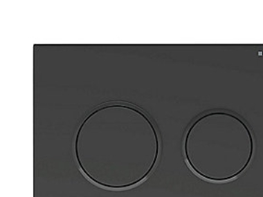 Bedienplatte Omega20 Matt Schwarz/Schwarz
