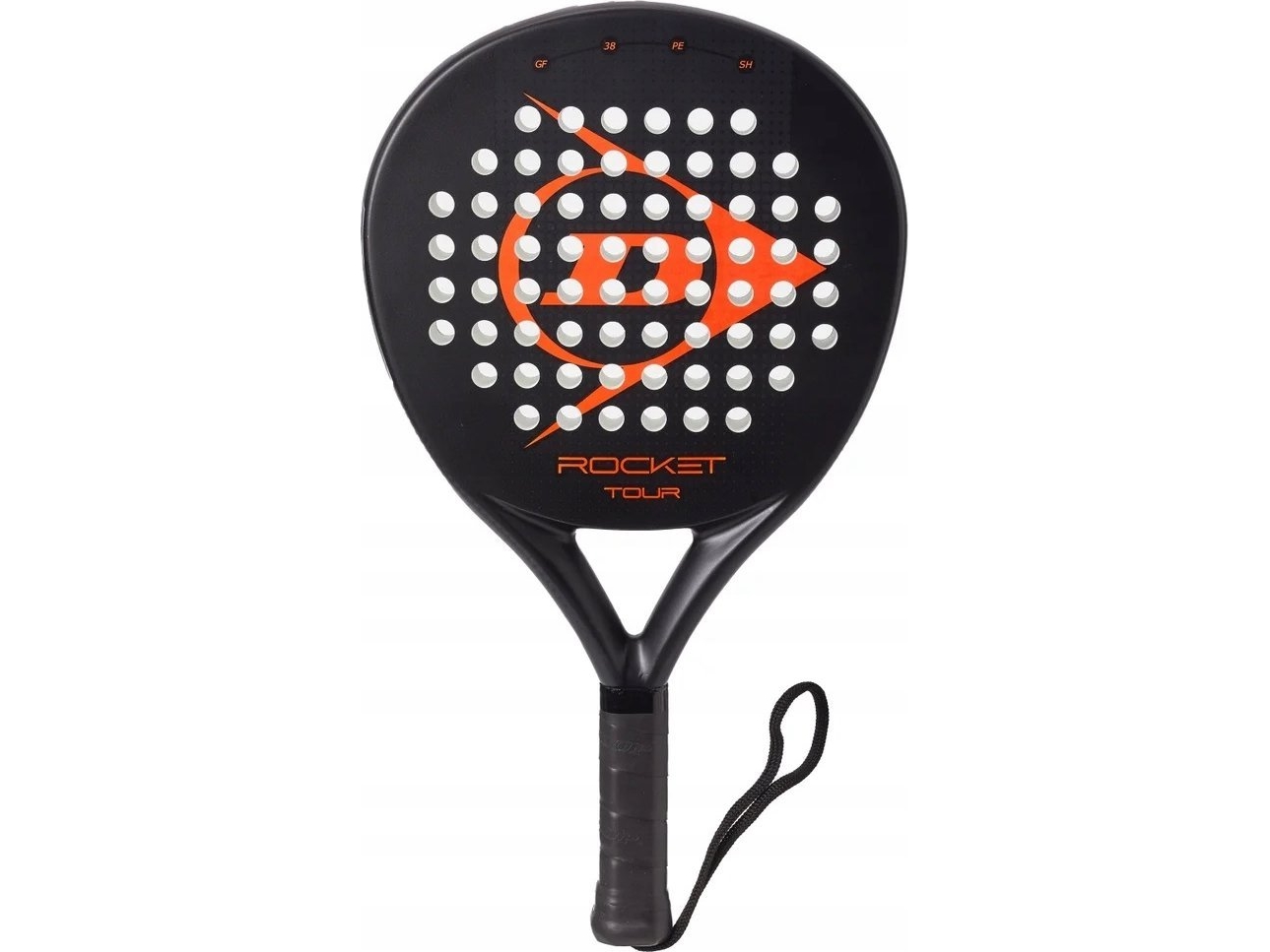 Dunlop Padel Bat Dunlop Rocket Tour Red 365g