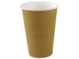 Papkop, Huhtamaki, brun/hvid, 20 cl, pakke a 100 stk