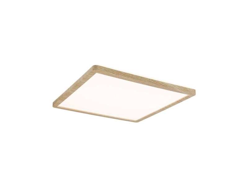 Paulmann Plafond Taklampa Atria Wood Bakgrundsbelysning 16w 293x293 1600lm 3000k Ip44 230v Woodgrain / Plast