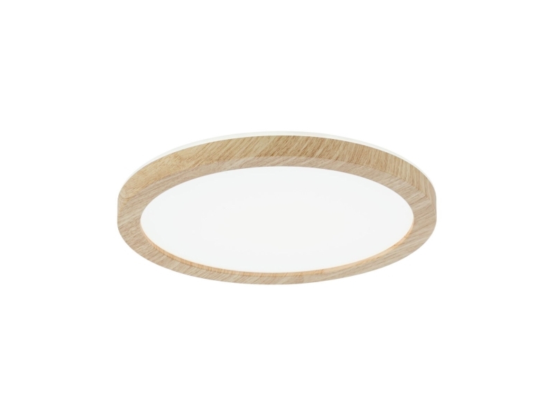 Paulmann Plafond Taklampa Atria Wood Bakgrundsbelysning 11w 190mm 850lm 4000k Ip44 230v Tra / Plast