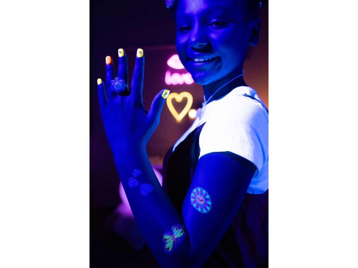 Fablab Glitter Tatoveringer Med Glow In The Dark