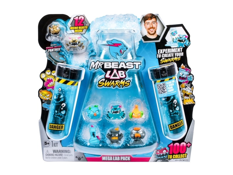 MrBeast Lab Swarms Mega Lab - 12 figures, assorted