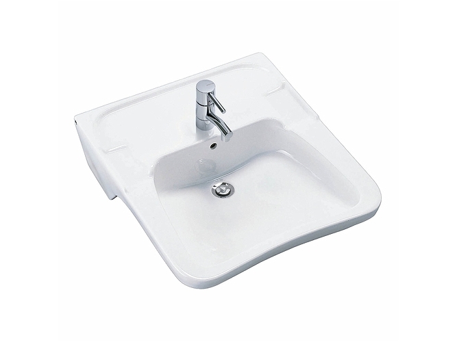 Ifö 25120 Rektangulær Keramisk Hvid