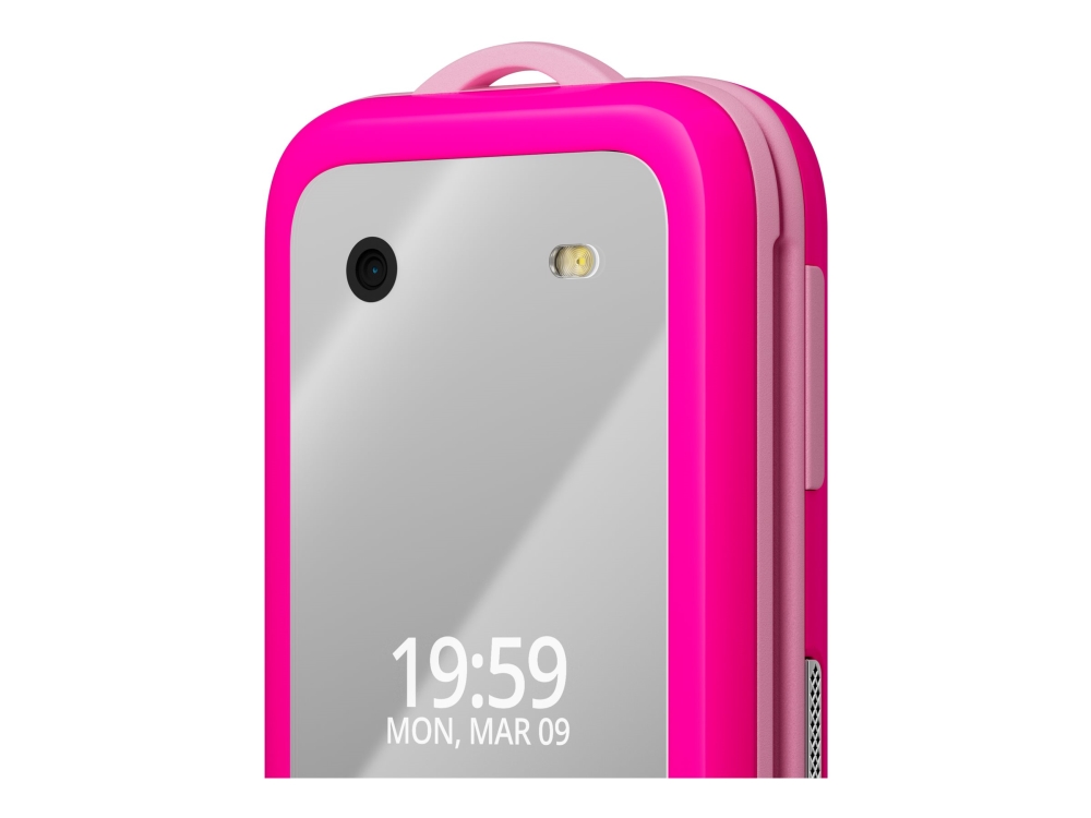 Hmd Barbie Phone Funktionstelefon Dual Sim Ram Intern Hukommelse 128 Microsd Slot Rear Camera Strøm Pink