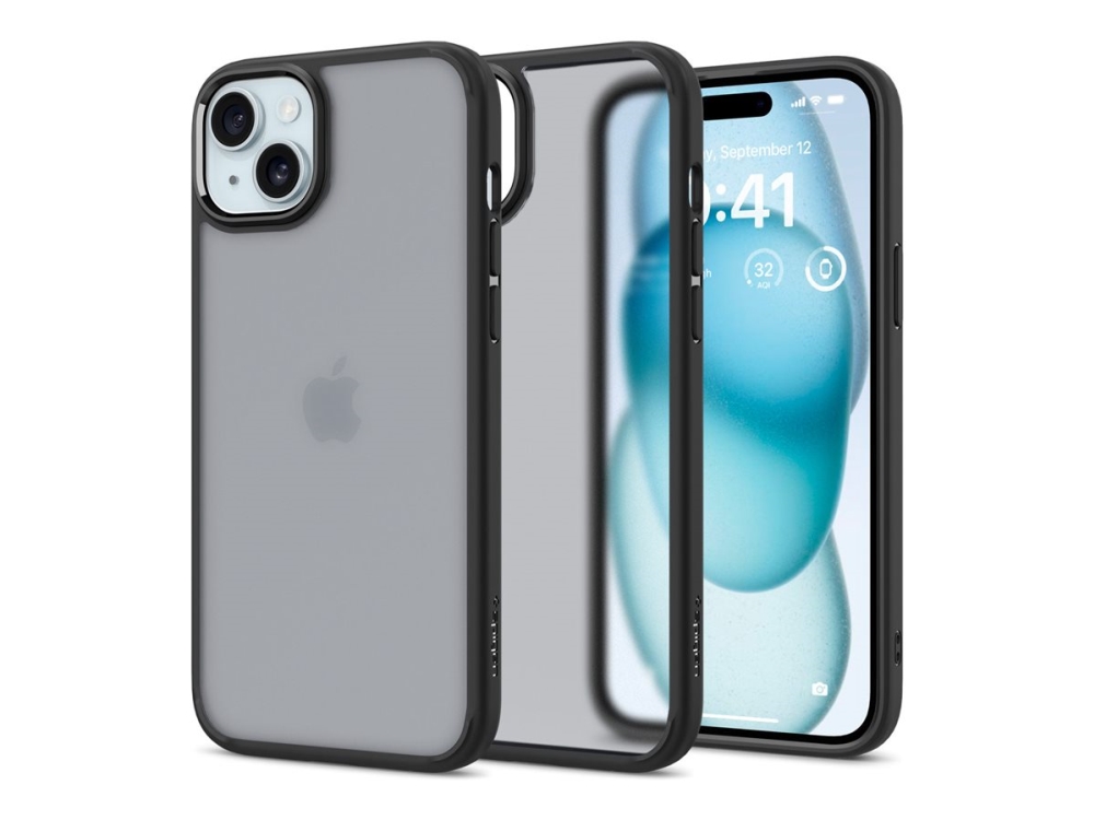 Spigen Acs06797, Cover, Apple, Iphone 15, 15,5 Cm (6.1"), Schwarz