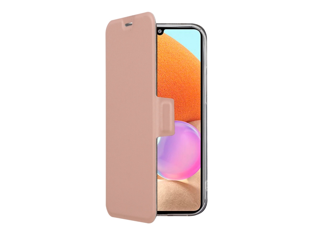 Screenor Clever Vikbart Fodral För Mobiltelefon Magsafe Kompatibilitet Eco Lader Termoplastisk Polyuretan Tpu Rosa För Samsung Galaxy A1