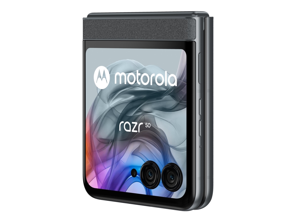 Motorola RAZR 50 - 5G pekskärmsmobil - dual-SIM - RAM 8 GB / Internminne 256 GB - pOLED-skärm - 6.9 - 2640 x 1080 pixlar (120 Hz) - 2 bakre kameror 50 MP, 13 MP - front camera 32 MP - koalagrå | Tele & GPS - Mobiltelefoner - Android | GameStuff